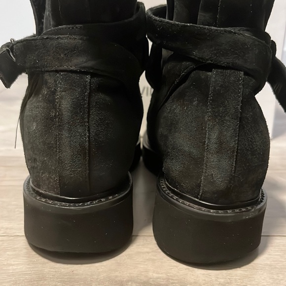 VINCE. Claudia Suede and Shearling Boot - Picture 9 of 14